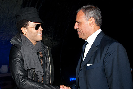 Eduardo Montefusco con Lenny Kravitz