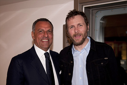 Eduardo Montefusco with Jovanotti