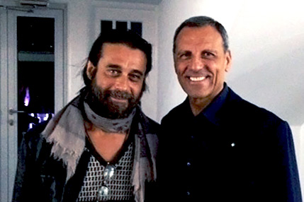 Eduardo Montefusco with Jordi Molla