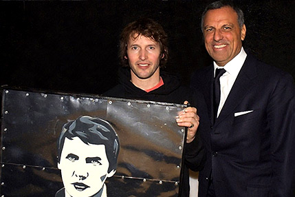 Eduardo Montefusco with James Blunt