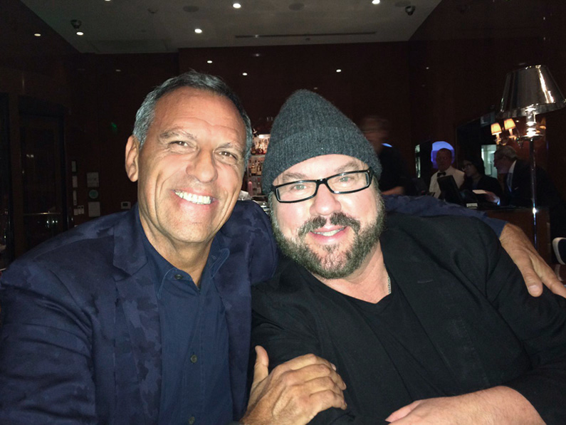 Eduardo Montefusco con Desmond Child